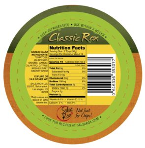 Salsa Rox Container Label